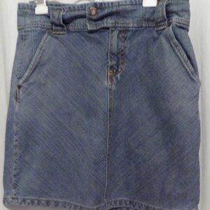 GAP STRETCH DENIM BLUE JEAN SKIRT SIZE 10